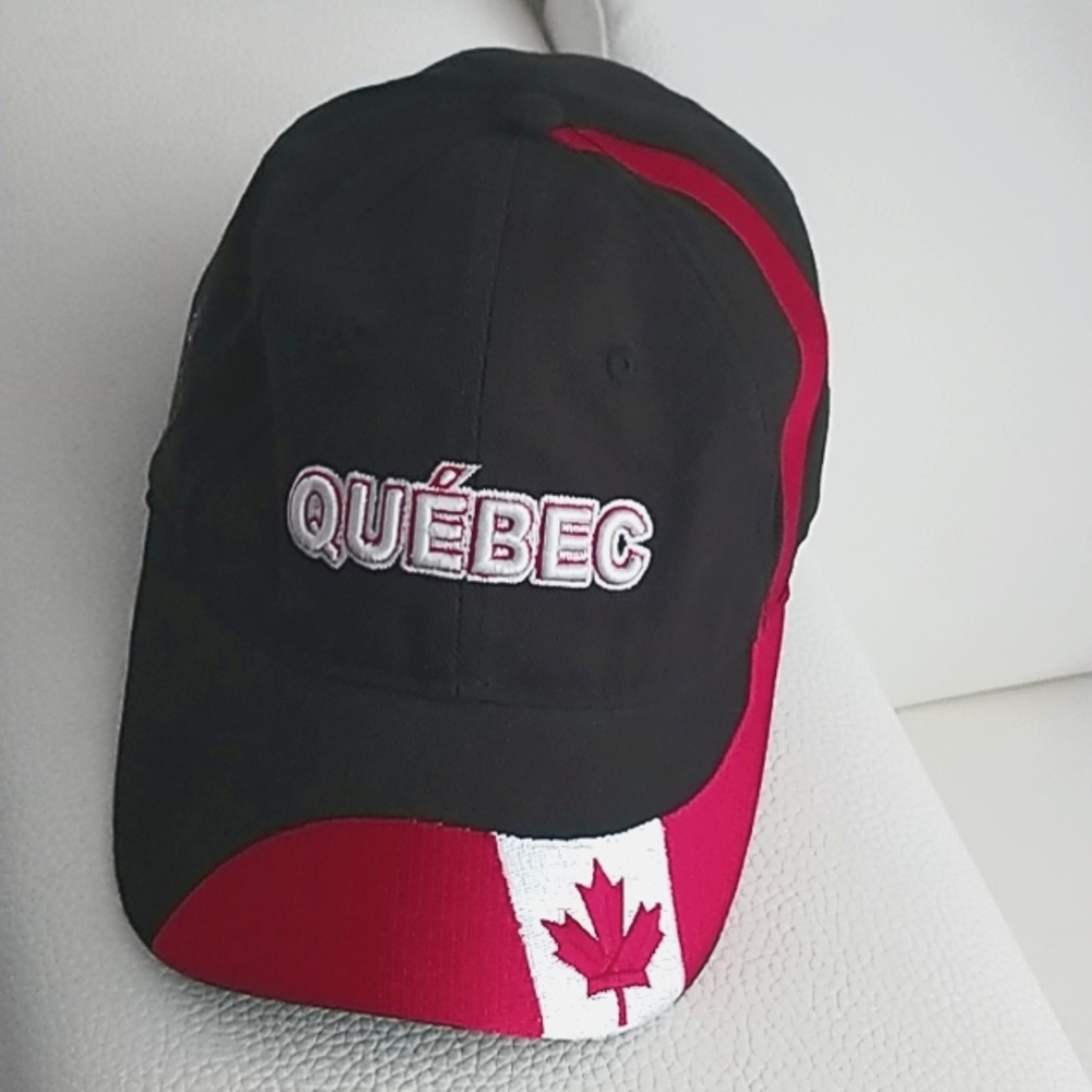 Tall Ships Trading Co Quebec Baseball Cap Hat Adjustable Canada Flag Snapback